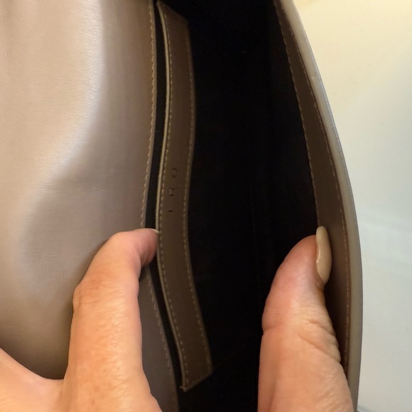 IRO Taupe Crossbody Bag with Chain Strap - Picture 9 of 12